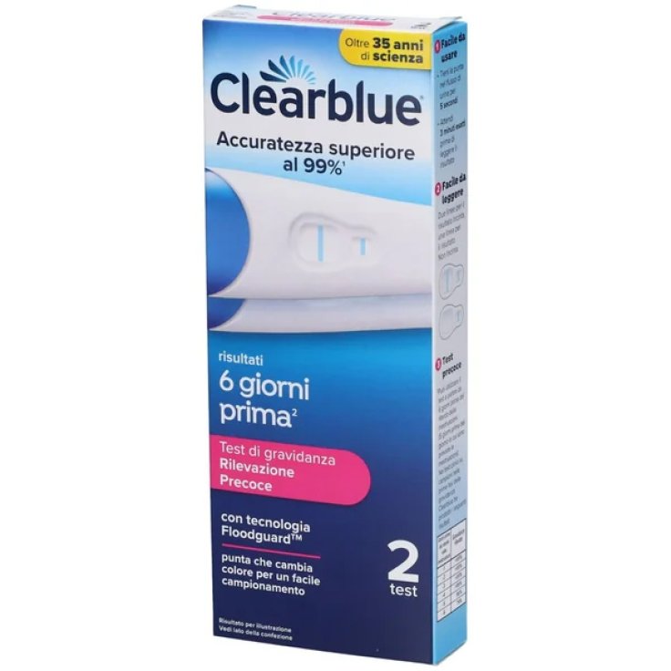 Test Di Gravidanza Rilevazione Precoce Clearblue&reg; 2 Test