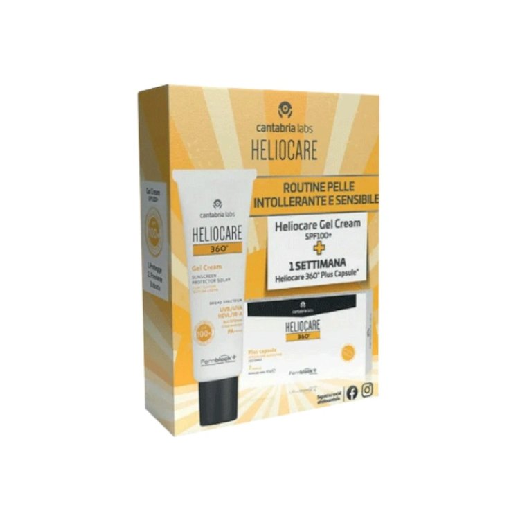 Cantabria Labs Difa Cooper Heliocare 360 Gel Cream Spf100+ + Heliocare 360 Plus 50ml+7 Capsule