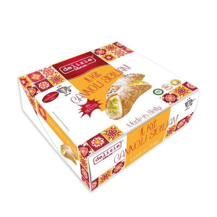 Kit Cannoli Siciliani Con Ricotta&nbsp;Delizie Libere&reg;