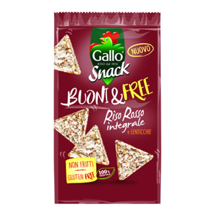 Buoni&Free Snack Riso Rosso E Lenticchie Gallo&reg; 80g