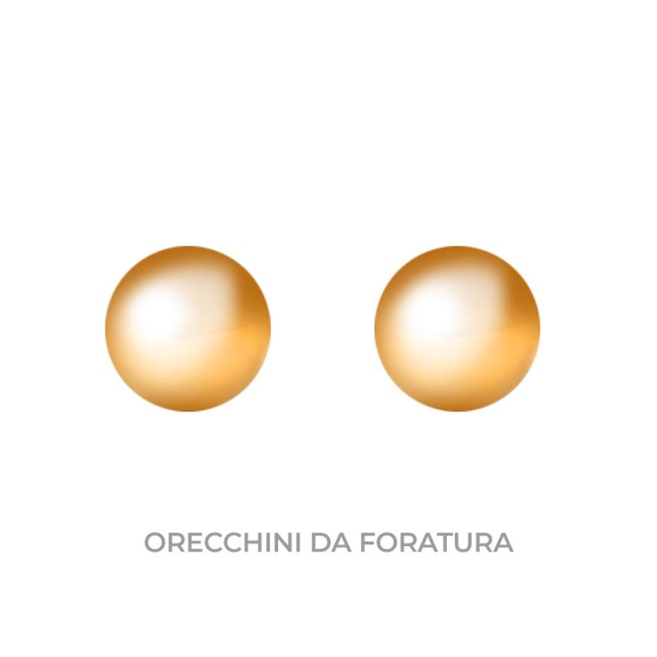 Orecchini da Foratura 10&nbsp;Pallina Placcato Oro 3mm Inverness
