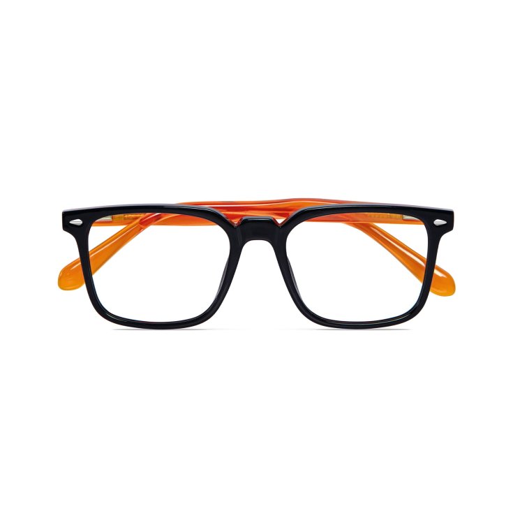 Occhiali da Lettura TAHITI Nero-Arancio 3,50 Twins Gold
