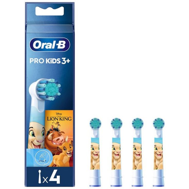 PRO Kids 3+ 4 Testine di Ricambio Re Leone Oral-B&reg;