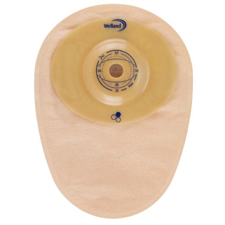 Aurum Profile Sacca Colostomia Midi Opaca Pretagliata 35 Welland 10 Pezzi