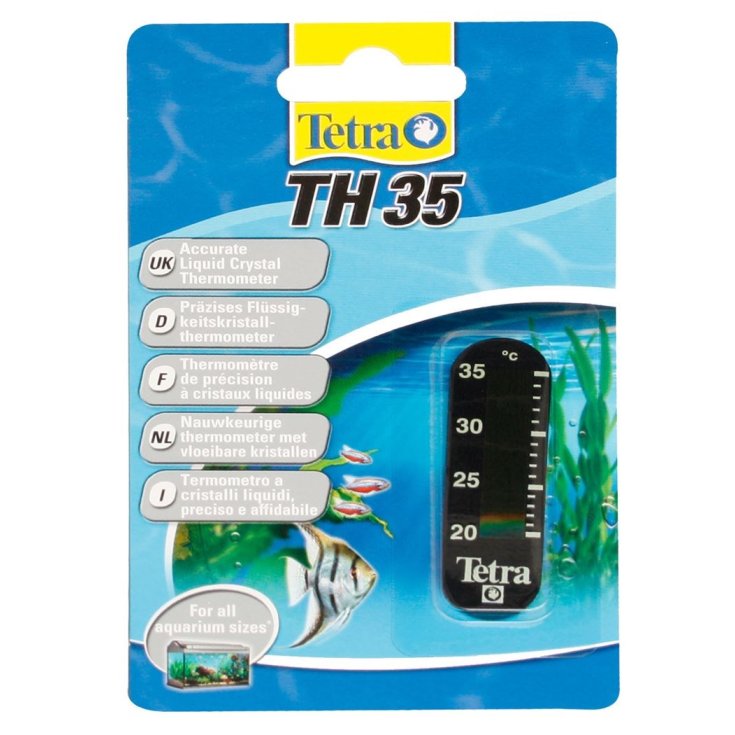 Th35 Termometro A Cristalli Liquidi Per Acquario Tetra 1 Pezzo