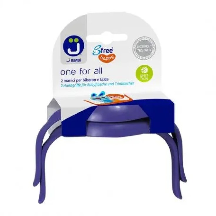 Manici per Biberon e&nbsp;Tazze Viola One For All J Bimbi