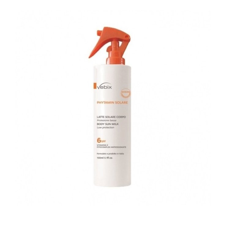 Latte Solare Corpo SPF6&nbsp;Phytamin&nbsp;Vebix 150ml