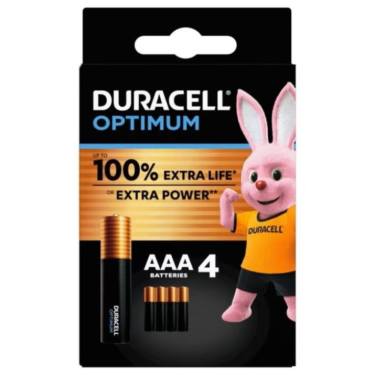 Pile Ministilo AAA&nbsp; Duracell Optimum 4 Pezzi