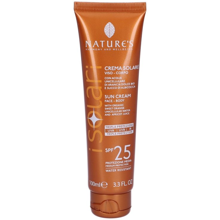 Crema Solare SPF25 i Solari Nature'S 100ml