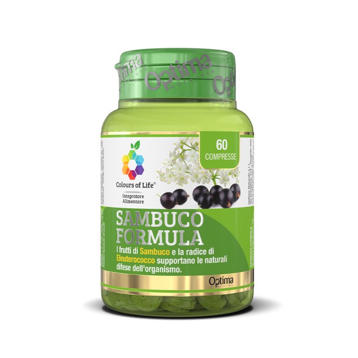 Colours Of Life Sambuco Formula Optima Naturals 60 Compresse