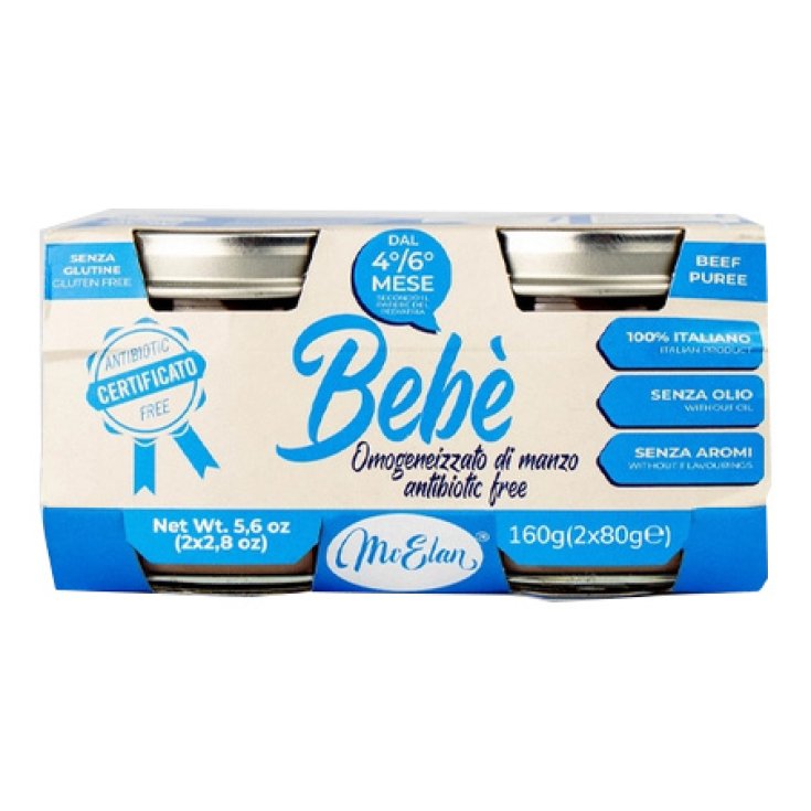 Omogeneizzato di Manzo Senza Antibiotico Beb&egrave; 2x80g