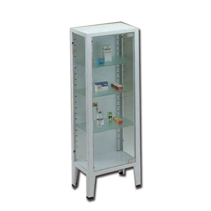 Vetrina 1 Anta - 3 Ripiani - Vetro Temperato GIMA