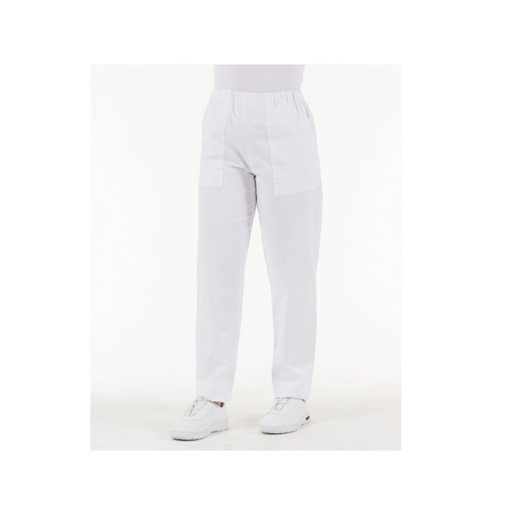 Pantalone Cotone Bianco L Unisex GIMA