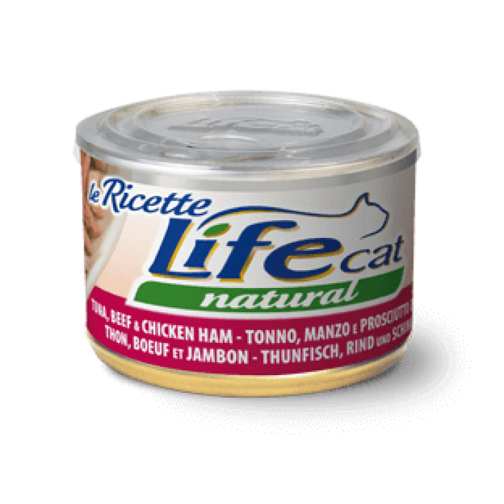 Tonno Manzo E Prosciutto Life Cat Natural 150g
