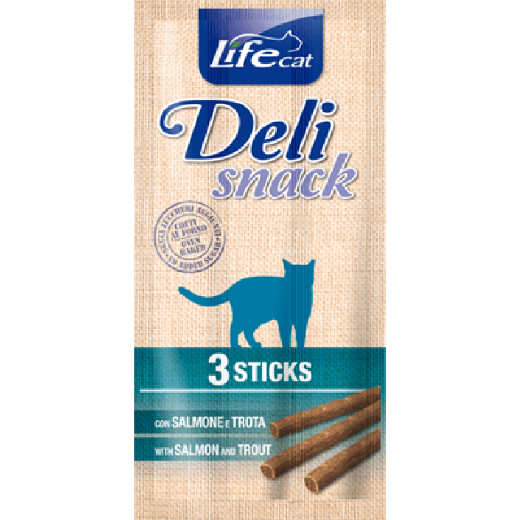 Deli Snack Salmone e Trota Life Cat 3 Stick
