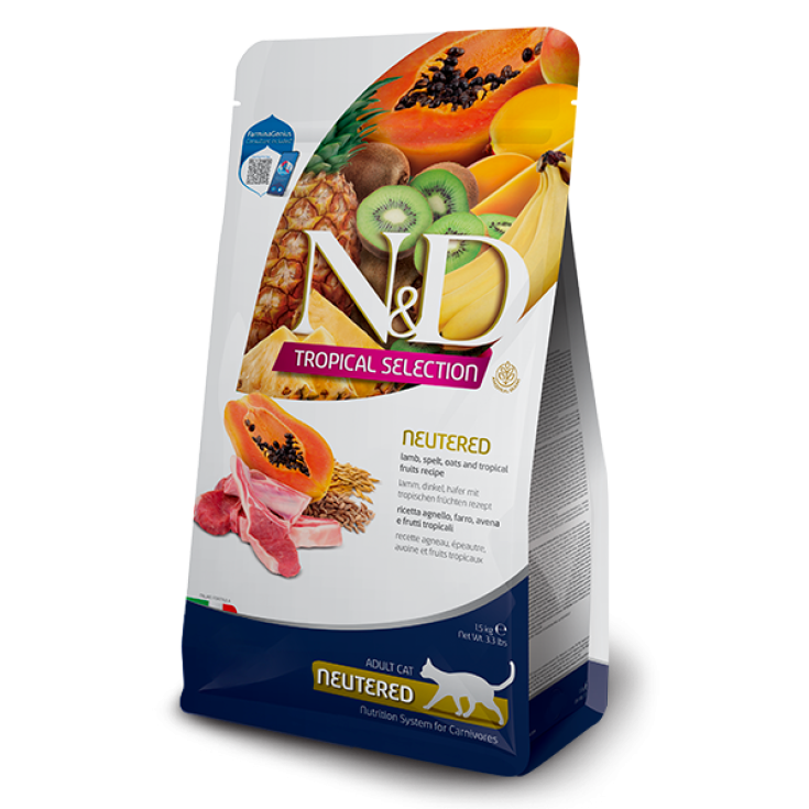Tropical Selection Neutered Agnello Farmina 4+1kg