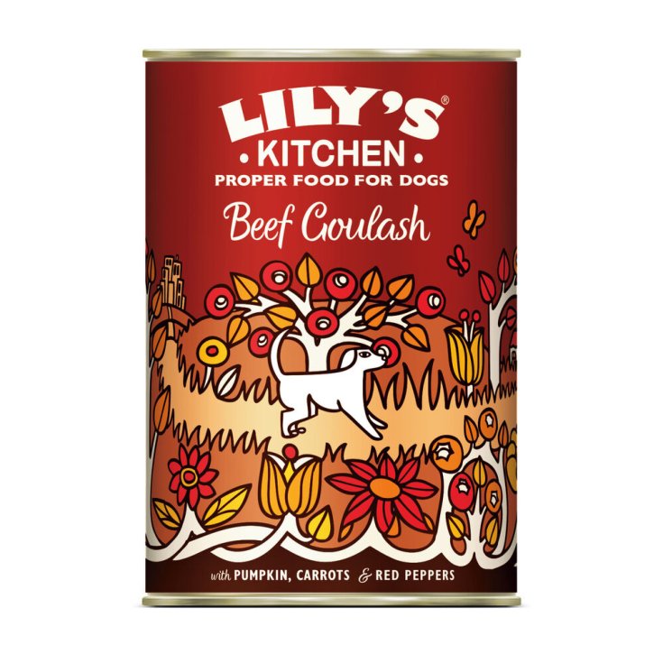 Beef Goulash Manzo Dog Adult Lily's Kitchen&reg; 400g