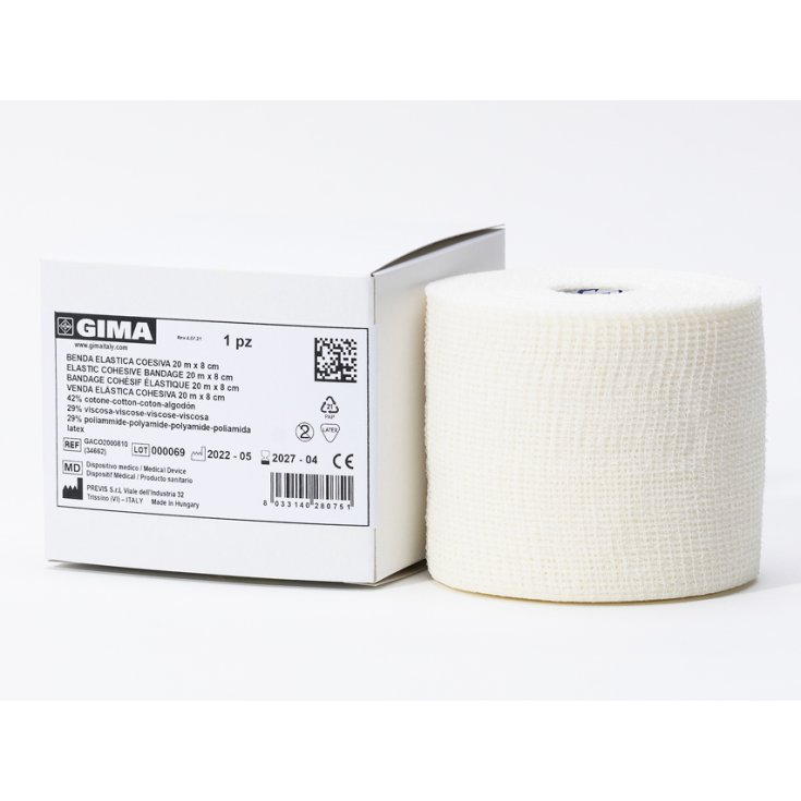Benda Elastica Coesiva 20mx8cm GIMA
