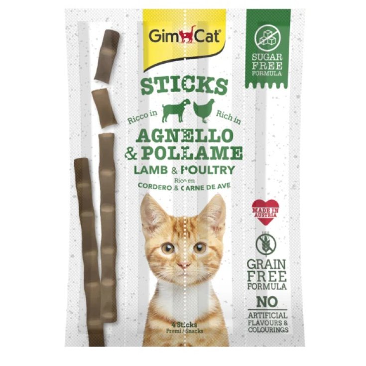 Sticks Agnello & Pollame&nbsp;GimCat 4 Pezzi