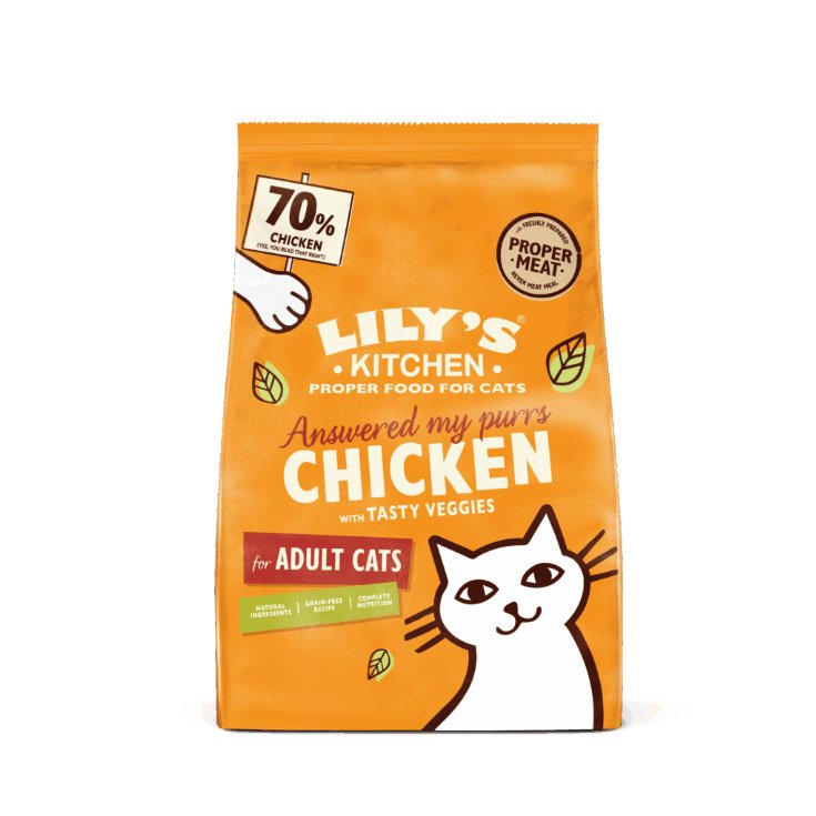 Cibo Secco Gatti Adulti Pollo Lily's Kitchen&reg; 800g