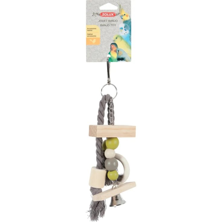 Gioco in Legno per Pappagallo Banio Zolux