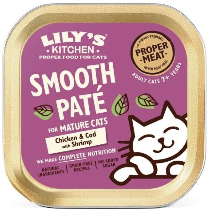 Smooth Pat&eacute; Chicken & Cod With Shrimp Lily's Kitchen 85g