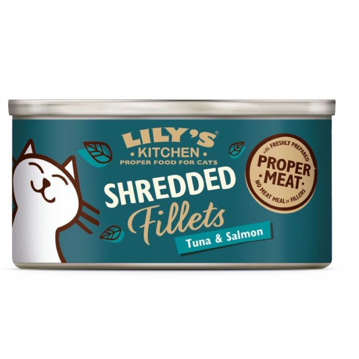 Shredded Fillets Tuna & Salmon Lily's Kitchen Cat 70g