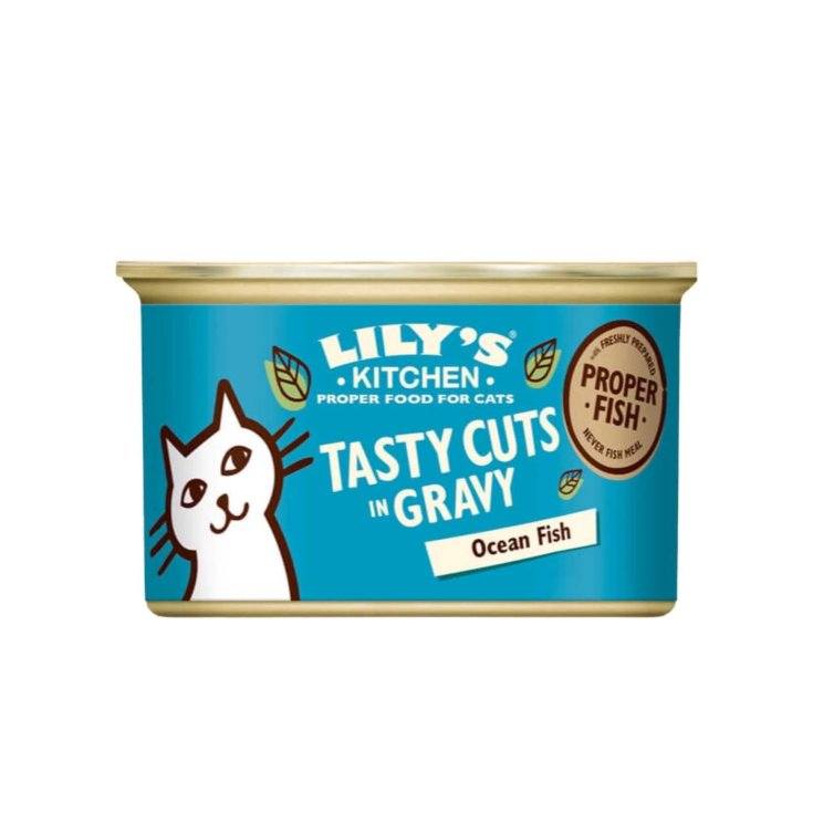 Tasty Cuts in Gravy Ocean Fish Lily's Kitchen 85g