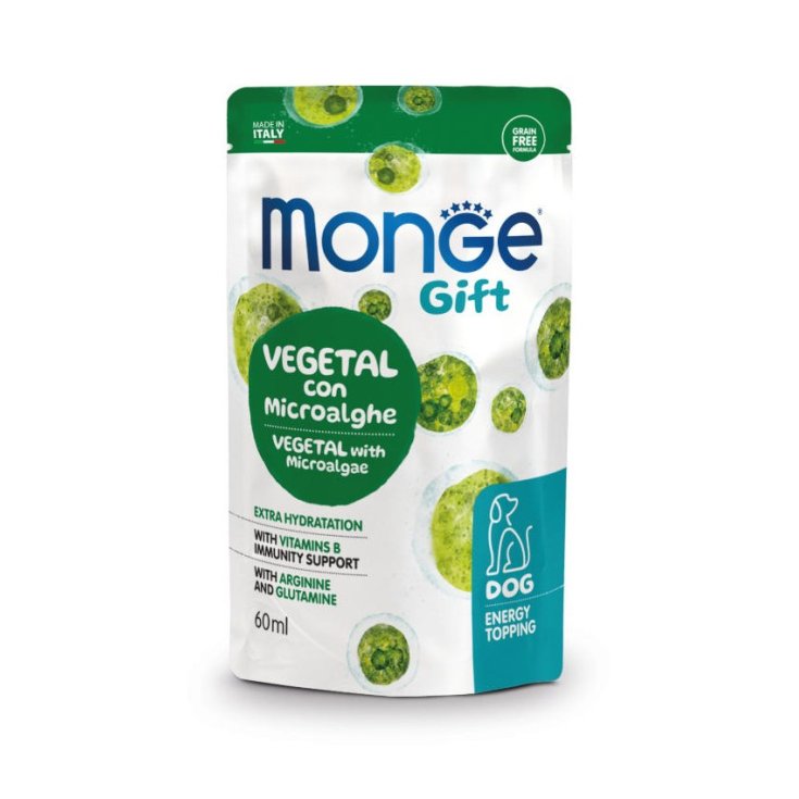 Energy Topping Vegetal Dog Con Microalghe Monge&reg; Gift 60ml