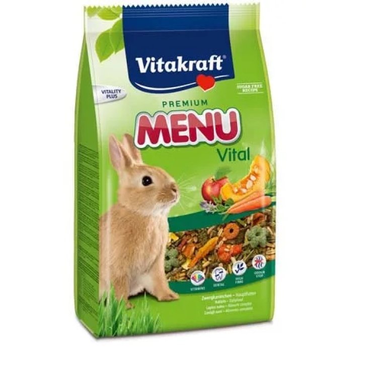 Menu Vital Mangime per Conigli Vitakraft 1Kg