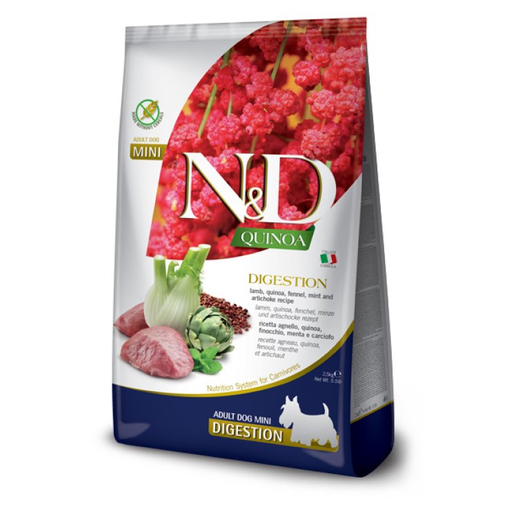 N&D Quinoa Canine DIGESTION Adult-Mini 2,5Kg