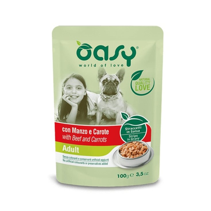 Adult con Manzo e Carote Oasy 150g