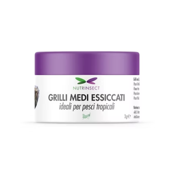 Grilli Medi Essiccati Nutrinsect 3g