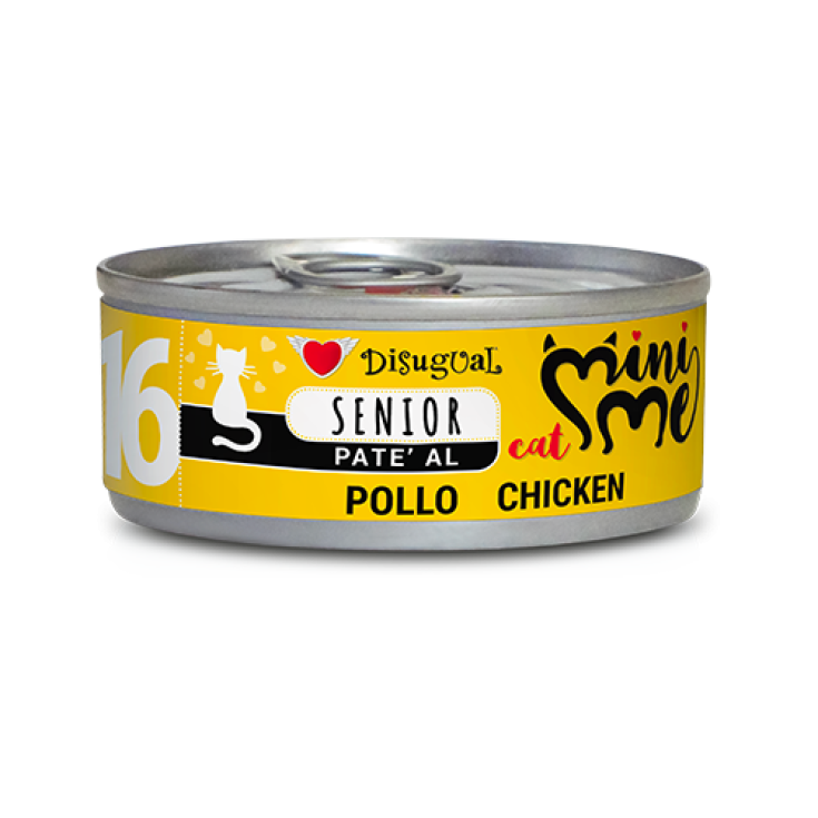 Mini Me 16 Senior Cat Pat&egrave; Pollo Disugual 85g