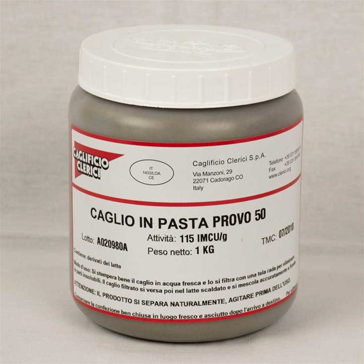 Caglio Pasta Provo-50 Caglificio Clerici 1kg
