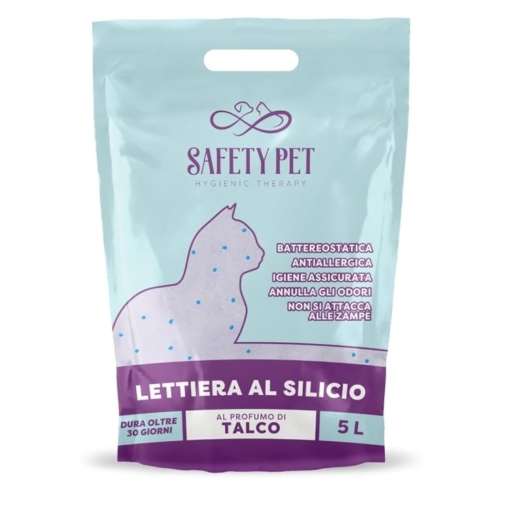 Lettiera Al Silicio Profumo Di Talco Safety Pet 5lt
