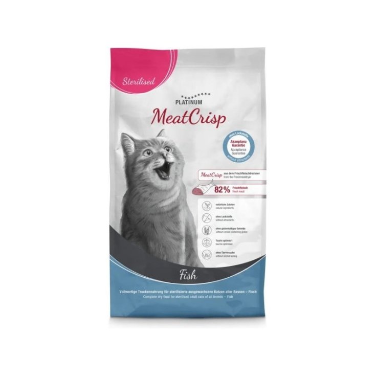 Sterilised Cat con Pesce MeatCrisp Platinum 400g
