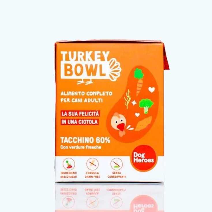 Turkey Bowl Grain free Dog Heroes 390g