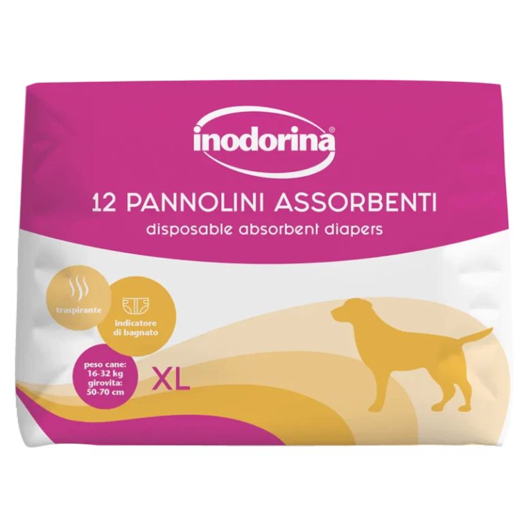 Pannolini Assorbenti XL Inodorina 12 Pezzi