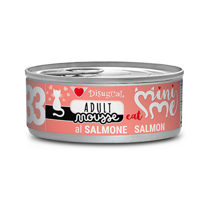 Mini Me 33 Cat Adult Mousse Salmone Disugual 85g
