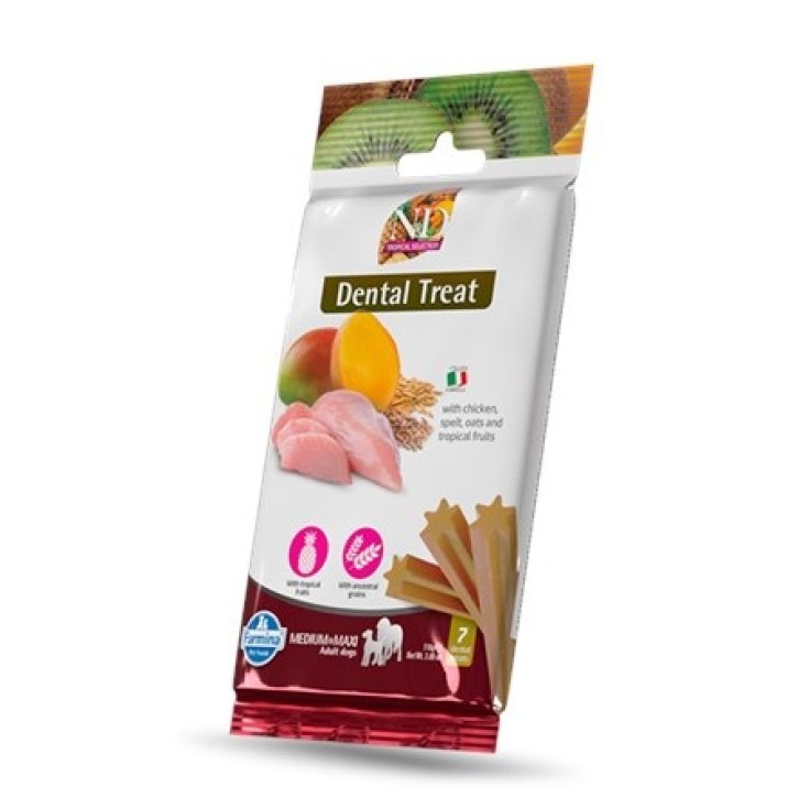 Dog Tropical Dental Treat Maiale Med/Maxi N&D 110g