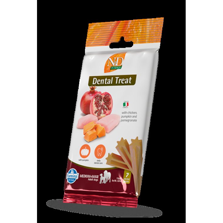 Dental Treat Pollo & Zucca Med/Max N&D Farmina 110g