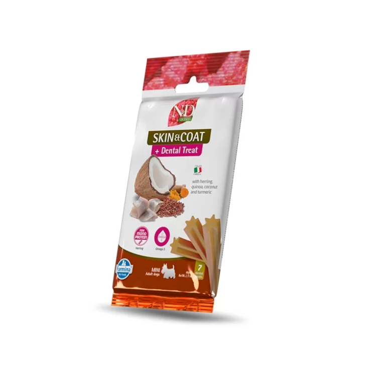 Skin&Coat Dental Treat Mini Snack Dog Quinoa Aringhe 60g