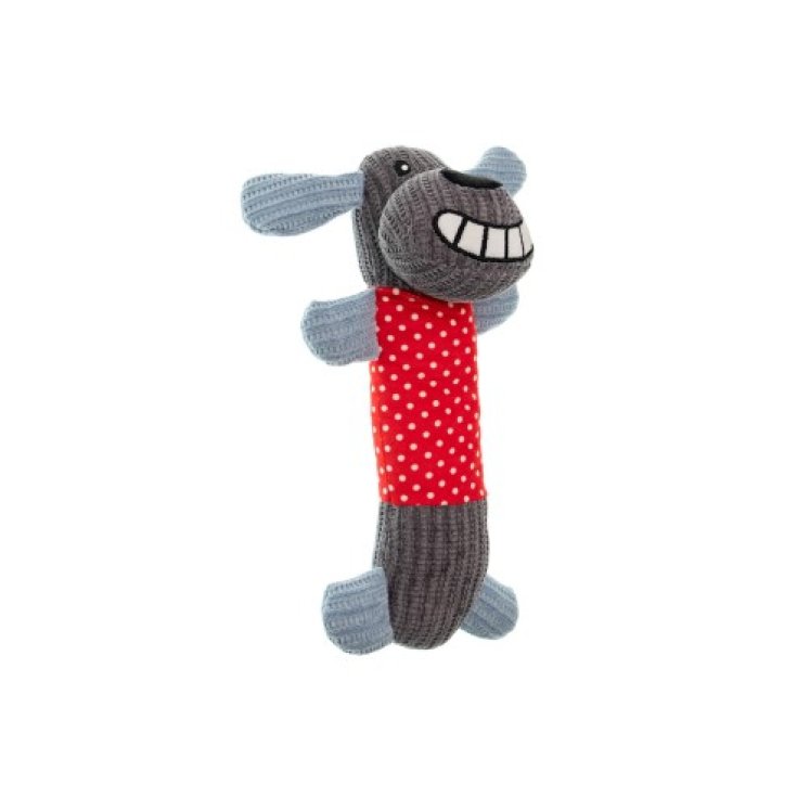 Peluche Caldo Natale Cae&igrave;ne Rosso Pois Record 1 Pezzo