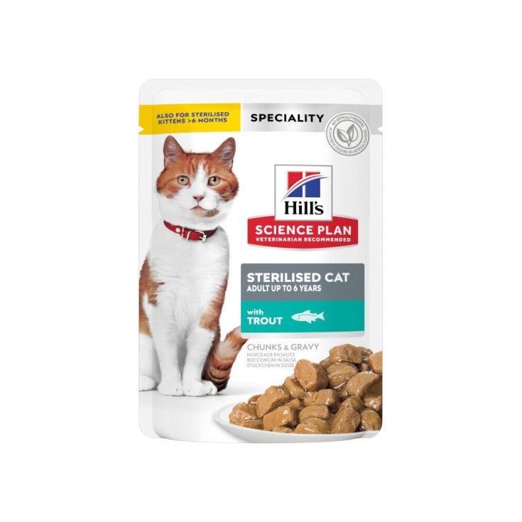 Sterilised Cat con Trota Hill's Science Plan 85g