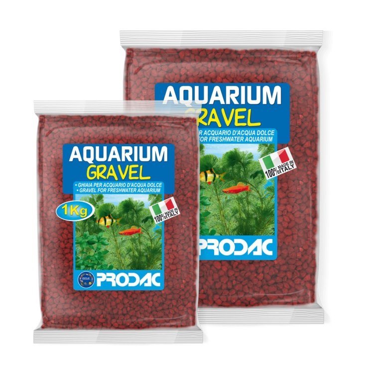 Quarzo Ceramizzato Rosso 2&ndash;3mm&nbsp;Prodac 2,5Kg