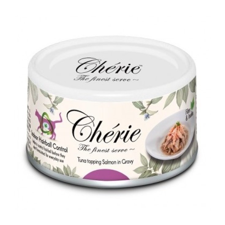 Hairball Tonno con Salmone in Salsa Ch&eacute;rie 80g