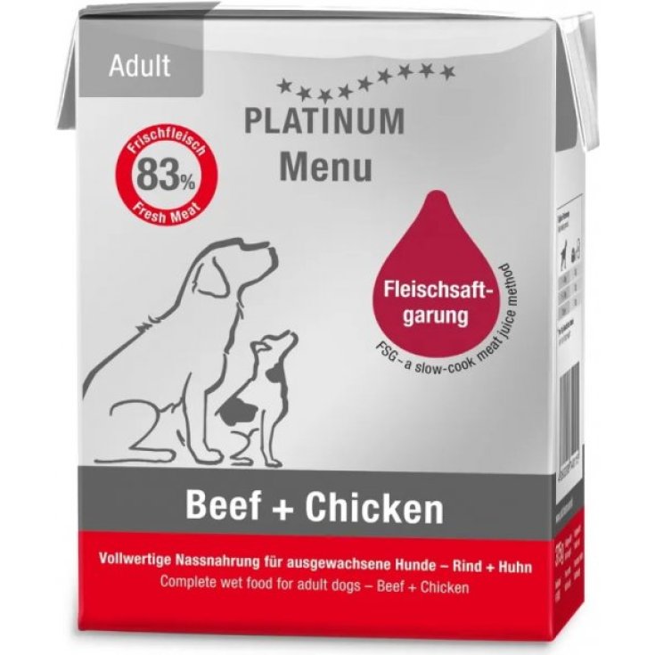 Menu Manzo E Pollo Platinum 375g