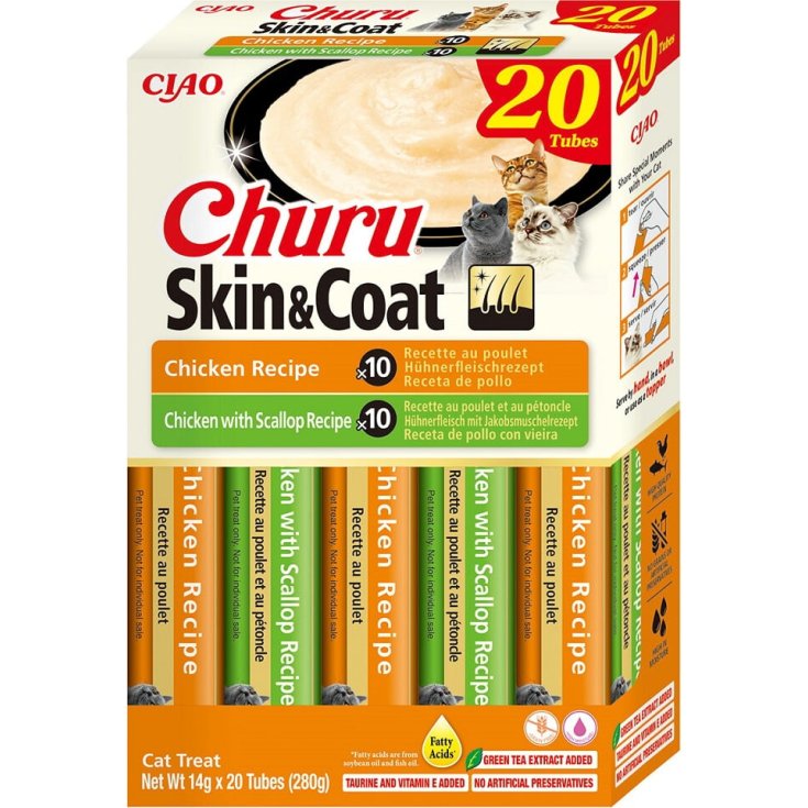 Churu Skin&Coat Pollo Inaba Cat 70g