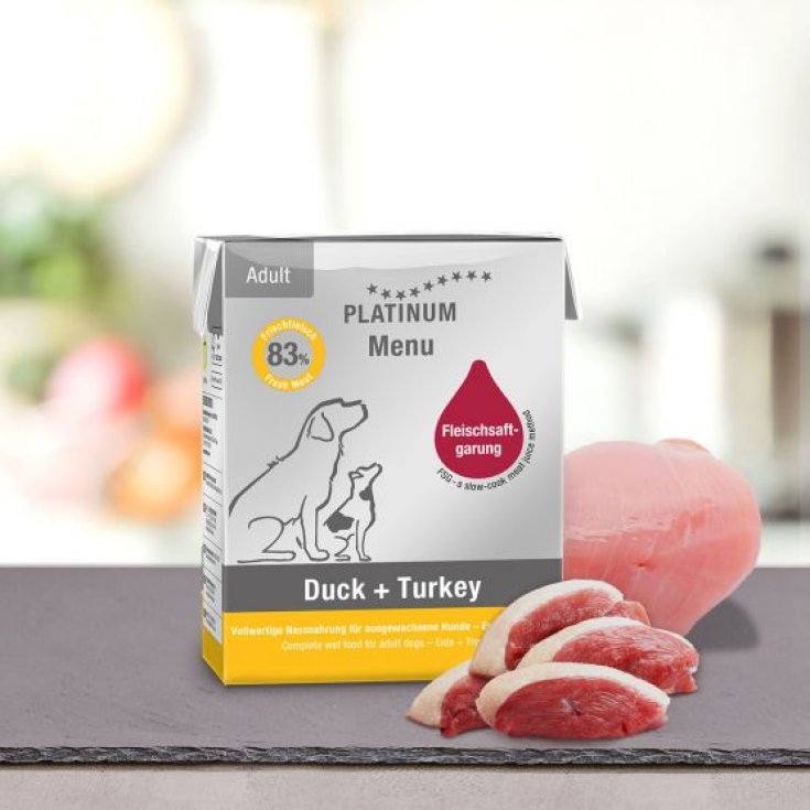 Menu Anatra & Tacchino Platinum 375g